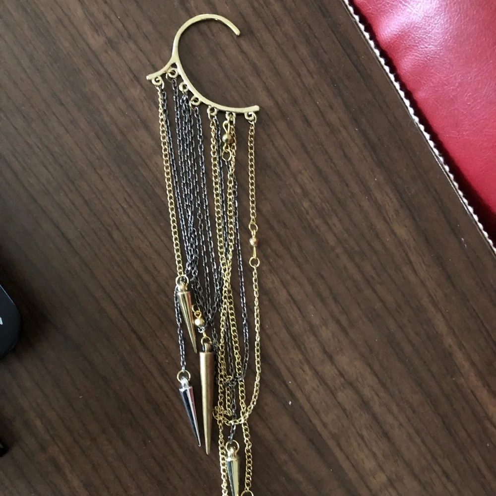 COPY - Bohemian Fringe Ear Cuff HTF - Picture 3 of 4